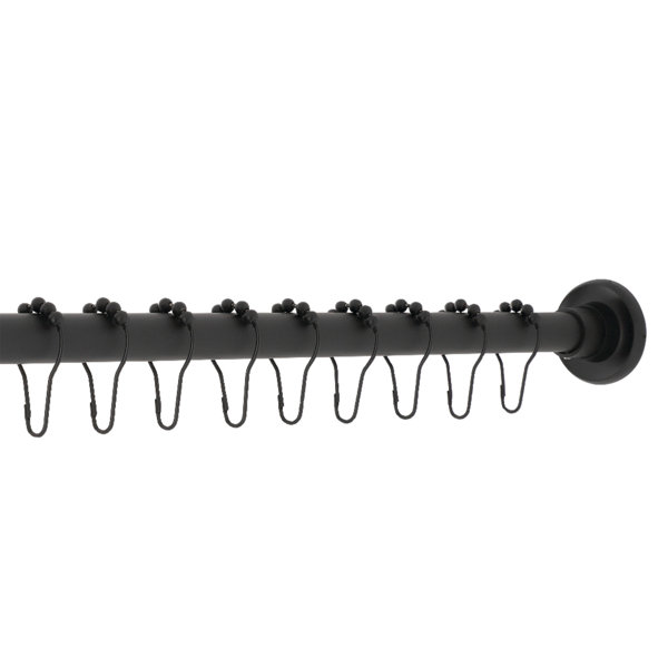 Kingston Brass Edenscape 72" Adjustable Straight Fixed Shower Curtain